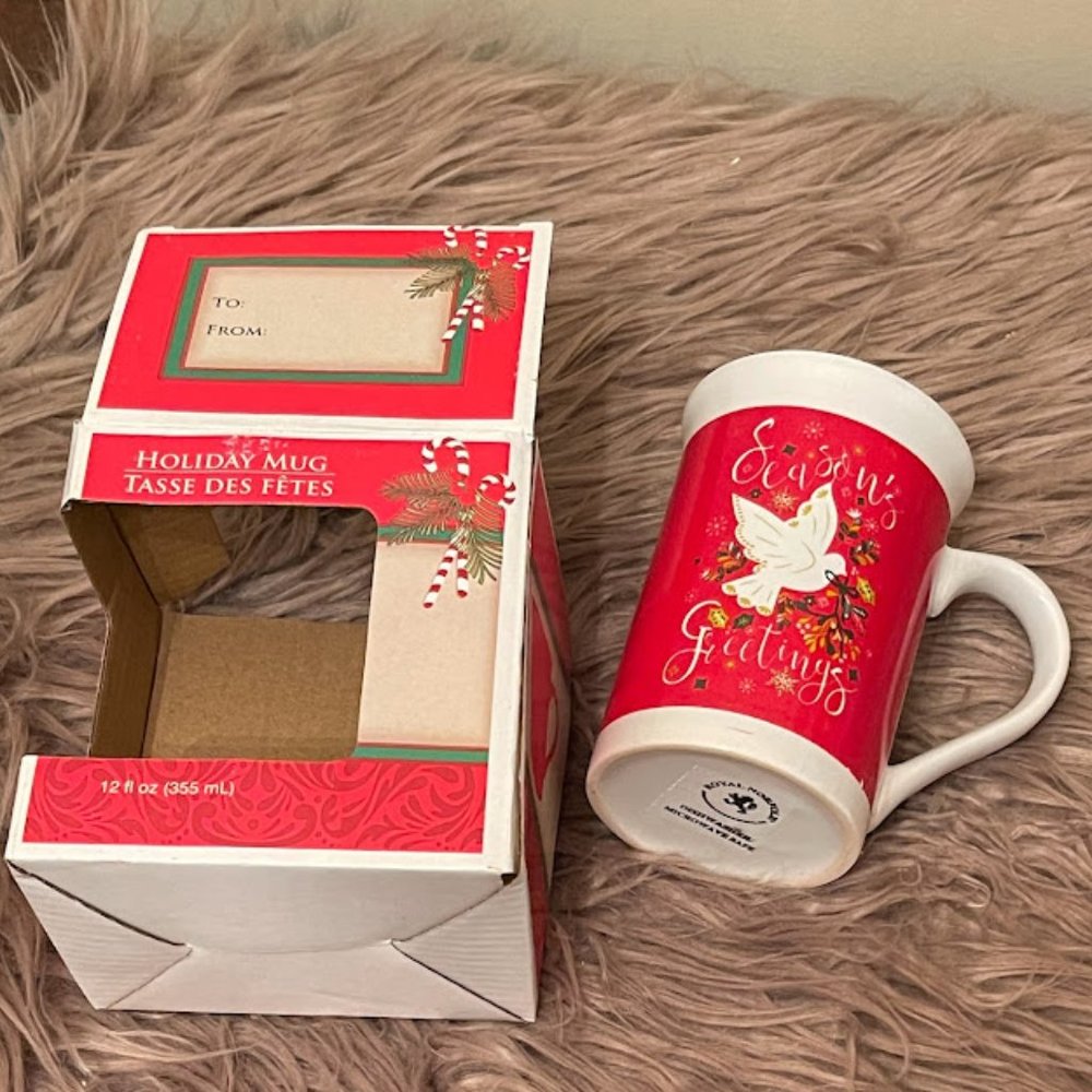 Season's Greetings Mug- Christmas Gift